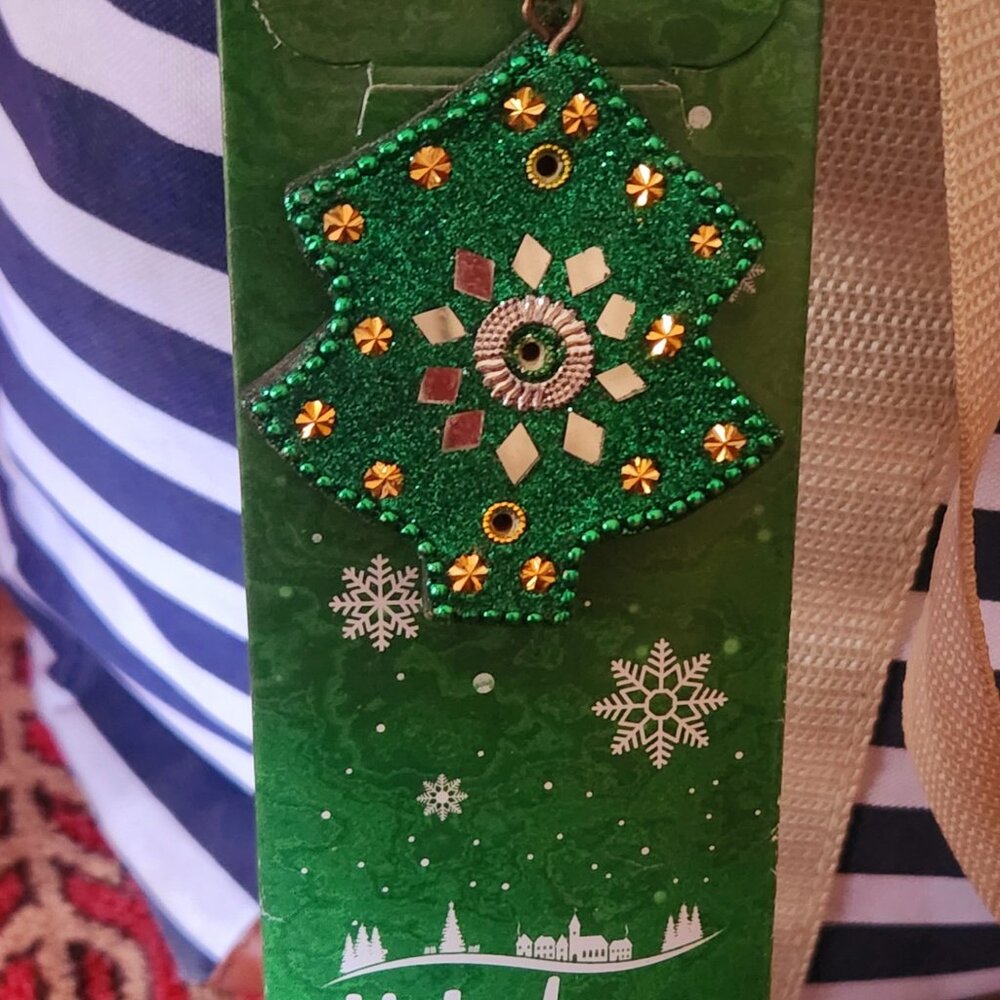30 xmas incense sticks with adorable tree holder